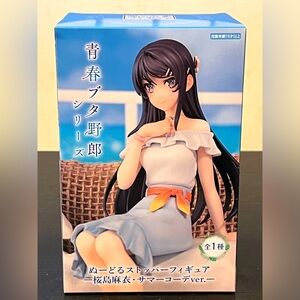 Rascal Does Not Dream Mai Sakurajima Noodle Stopper Figure Summer ver. FuRyu